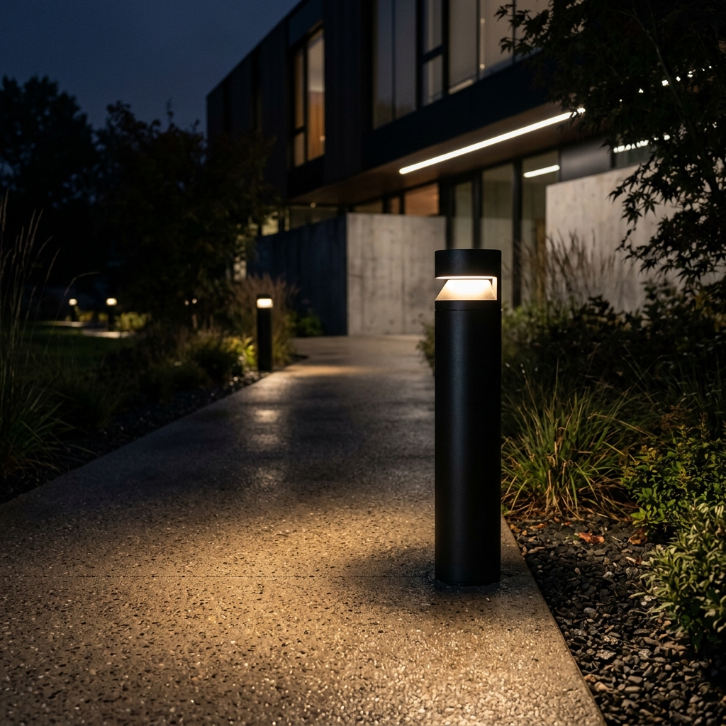 Minimalist Round Bollard