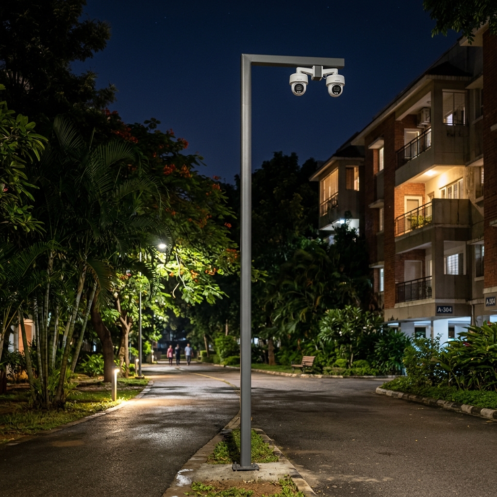Urban CCTV Pole