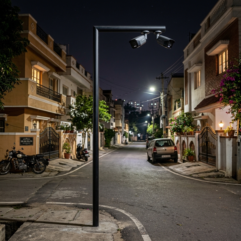 Smart City CCTV Pole