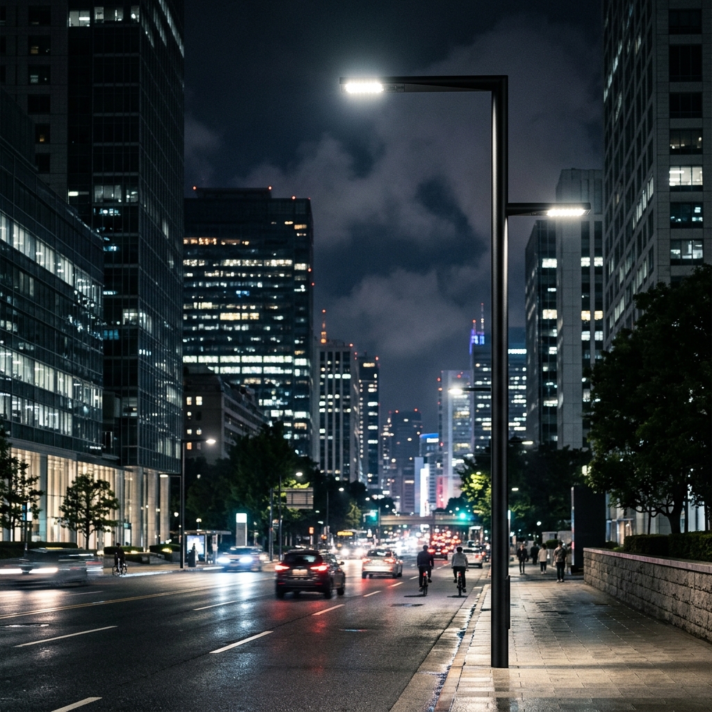 Corner L-Shape Pole