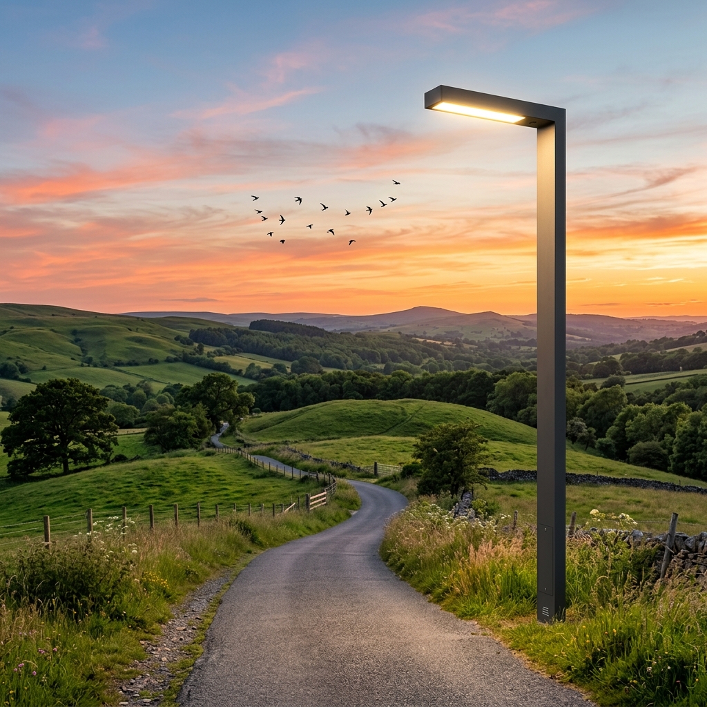 Minimalist L-Shape Pole