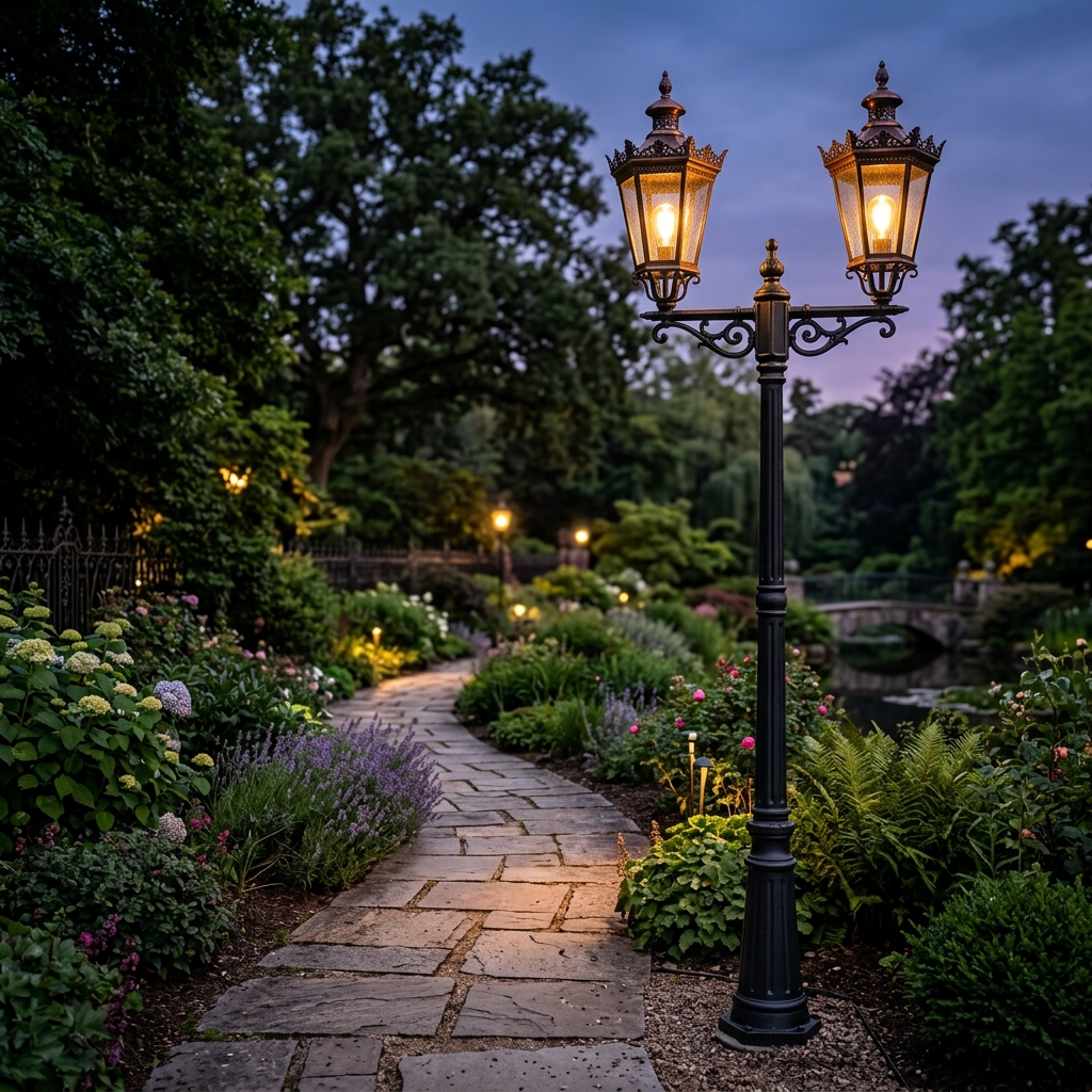Tall Vintage Garden Pole