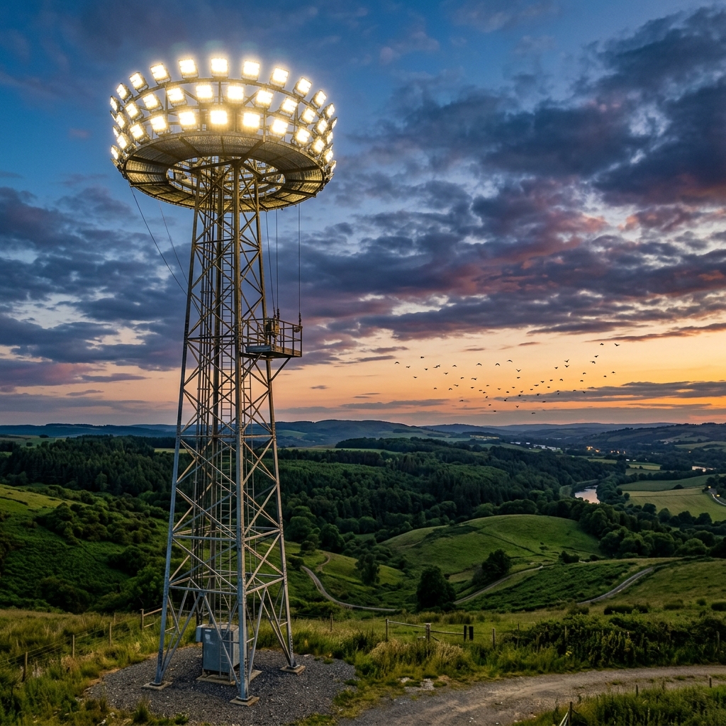 High-Mast Floodlight Tower