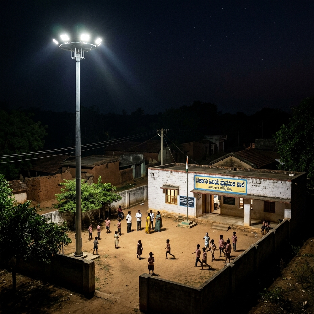 Village School High-Mast